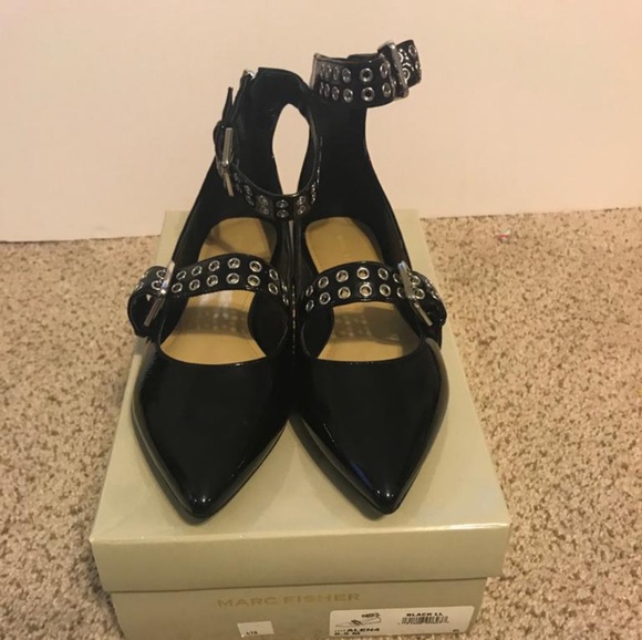 NEW MARC FISHER POINTED TOE FLATS 8.5!!! - Picture 2 of 8